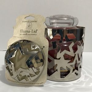 Jar Candle Holder w/Illumalid